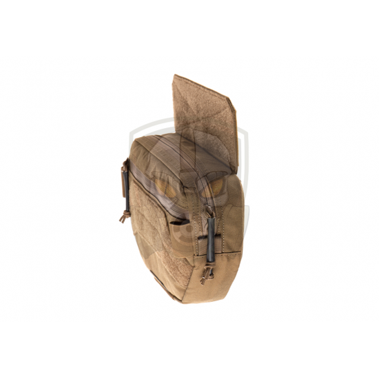 Drop Down Velcro Utility Pouch - Coyote -