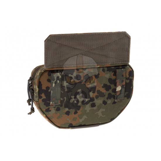 Drop Down Velcro Utility Pouch - Flecktarn -