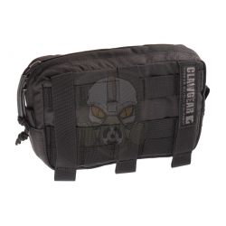 Medium Horizontal Utility Pouch Zipped Core - Black -
