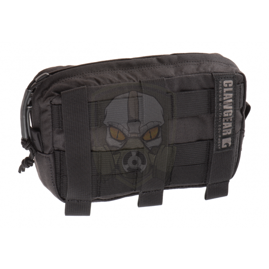 Medium Horizontal Utility Pouch Zipped Core - Black -