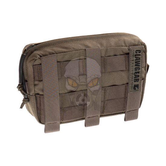 Medium Horizontal Utility Pouch Zipped Core - RAL7013 -