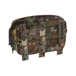 Medium Horizontal Utility Pouch Zipped Core - Flecktarn -