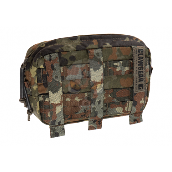 Medium Horizontal Utility Pouch Zipped Core - Flecktarn -