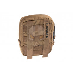 Medium Vertical Utility Pouch Zipped Core - Coyote -