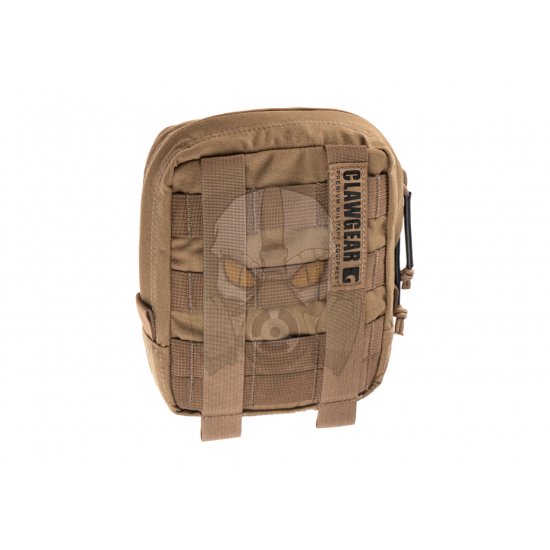 Medium Vertical Utility Pouch Zipped Core - Coyote -