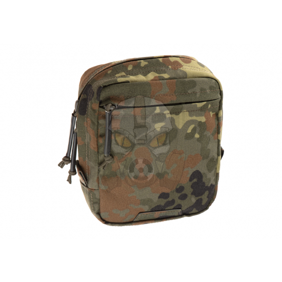 Medium Vertical Utility Pouch Zipped Core - Flecktarn -