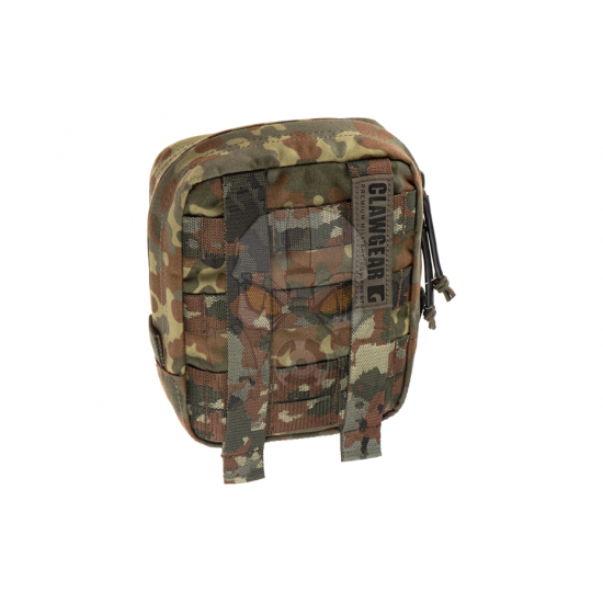 Medium Vertical Utility Pouch Zipped Core - Flecktarn -
