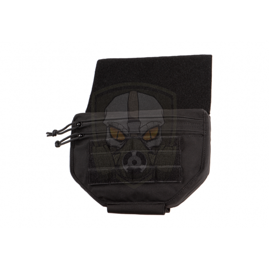 Drop Down Velcro Utility Pouch - Black - Warrior -