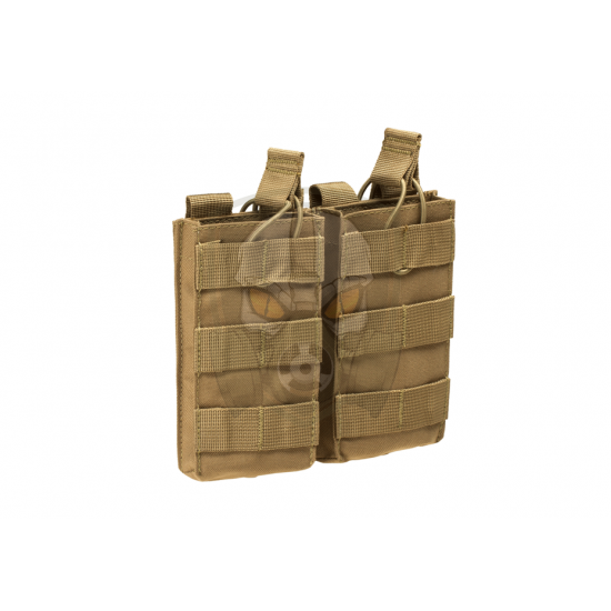 M4 Double Open-Top Mag Pouch - Coyote -