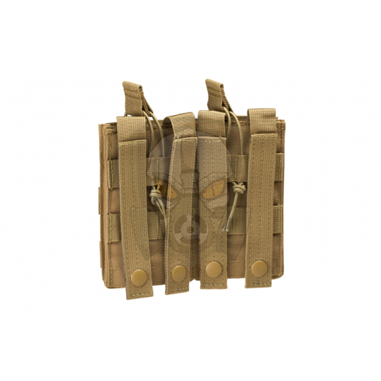 M4 Double Open-Top Mag Pouch - Coyote -