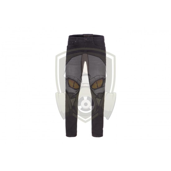 Blue Denim Tactical Flex Jeans - Black Grey Washed -