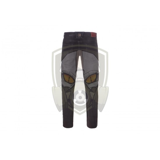 Blue Denim Tactical Flex Jeans - Black Grey Washed -