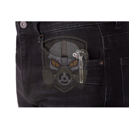 Blue Denim Tactical Flex Jeans - Black Grey Washed -