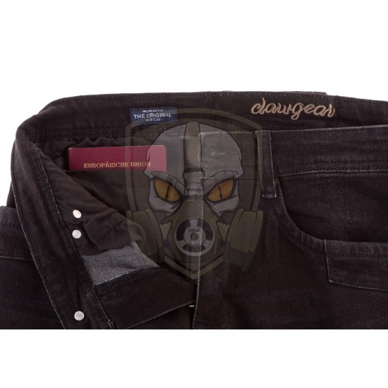 Blue Denim Tactical Flex Jeans - Black Grey Washed -