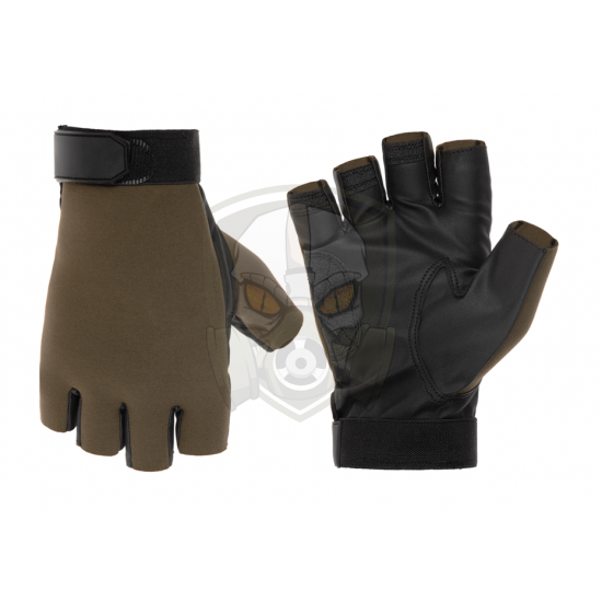 Half Finger Shooting Gloves  - OD