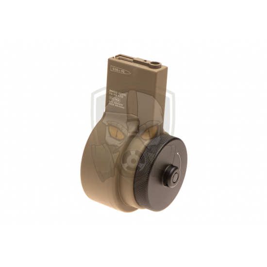 Drum Mag M4 2150rds - Tan -