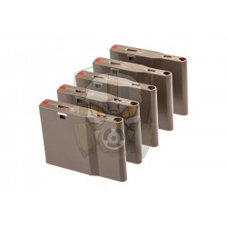 SRS Light Magazine 25rds 5-pack - Dark Earth -