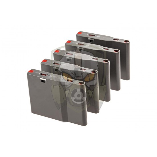 SRS Light Magazine 25rds 5-pack - Wolf Grey -