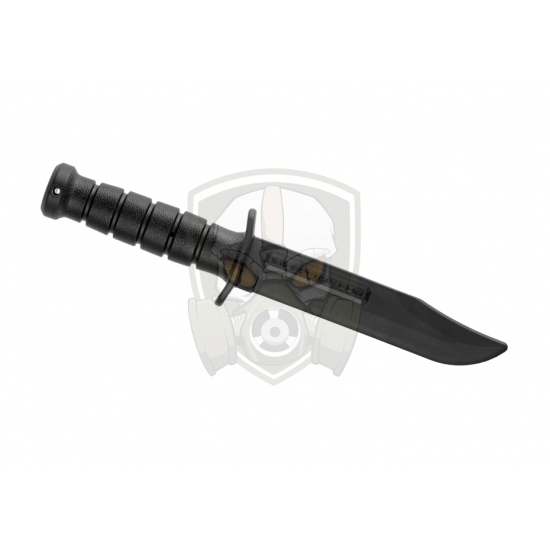 Rubberized Training Knife - Black -