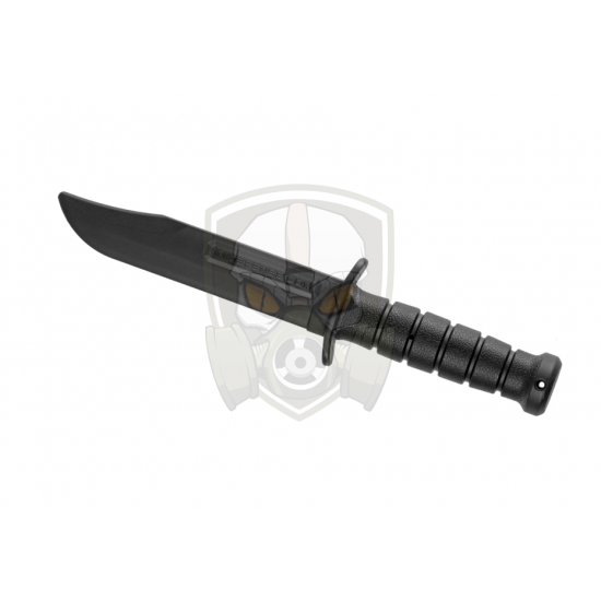 Rubberized Training Knife - Black -