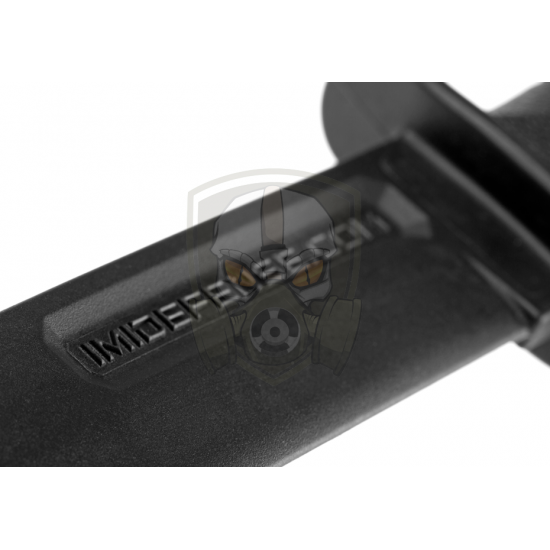 Rubberized Training Knife - Black -