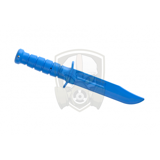 Rubberized Training Knife - Blue - Rubberized Training Knife - Blue -