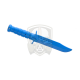 Rubberized Training Knife - Blue - Rubberized Training Knife - Blue -