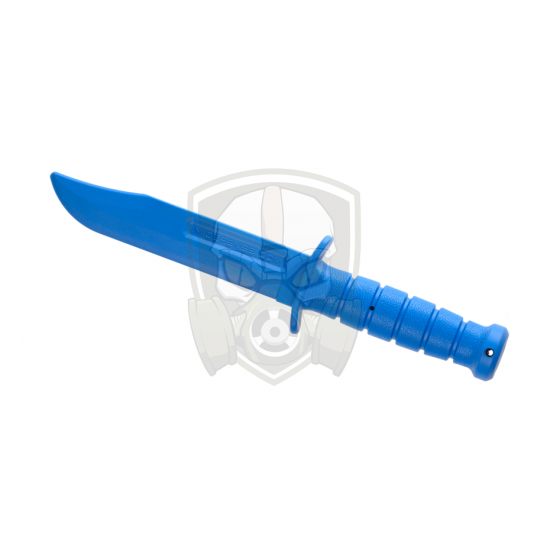Rubberized Training Knife - Blue - Rubberized Training Knife - Blue -