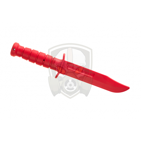 Rubberized Training Knife - Red - Rubberized Training Knife - Red -