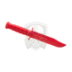 Rubberized Training Knife - Red - Rubberized Training Knife - Red -