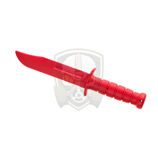Rubberized Training Knife - Red - Rubberized Training Knife - Red -