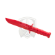 Rubberized Training Knife - Red - Rubberized Training Knife - Red -