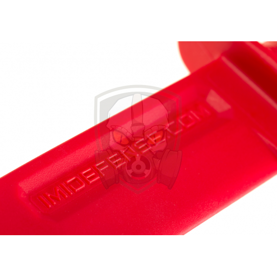 Rubberized Training Knife - Red - Rubberized Training Knife - Red -