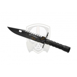 8 Inch Special Ops M-9 Fixed Blade - Black -