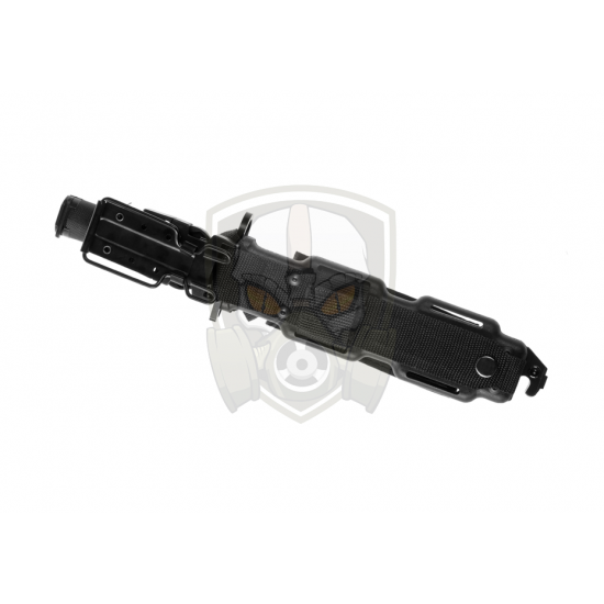 8 Inch Special Ops M-9 Fixed Blade - Black - 8 Inch Special Ops M-9 Fixed Blade - Black -