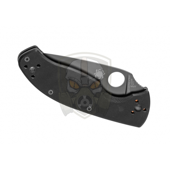 C122 Tenacious Plain Edge Folder - Black -