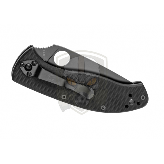 C122 Tenacious Plain Edge Folder - Black -