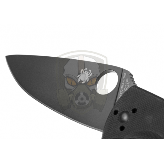C122 Tenacious Plain Edge Folder - Black -