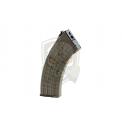 Magazine AK47 Waffle Hicap 600rds - Dark Earth - King Arms -